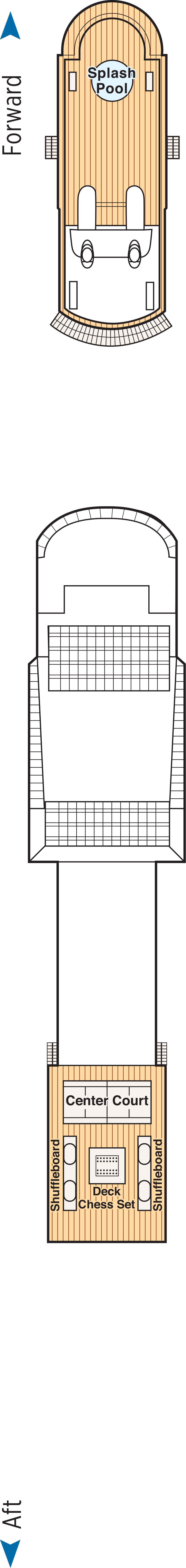 Sports (Deck 16) deck plan for Coral Princess