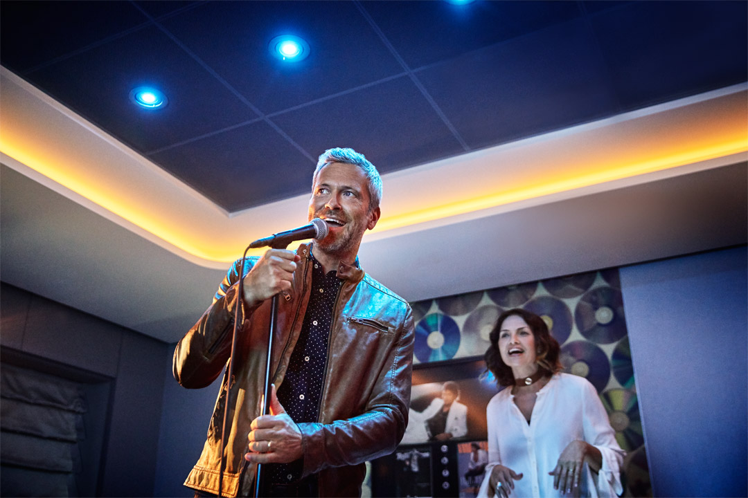  Guests who love to sing will discover plenty of opportunities for karaoke onboard <em>Majestic Princess</em>.  