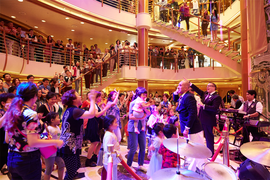  The Piazza is the heart of the ship, always lively and full of excitement.  