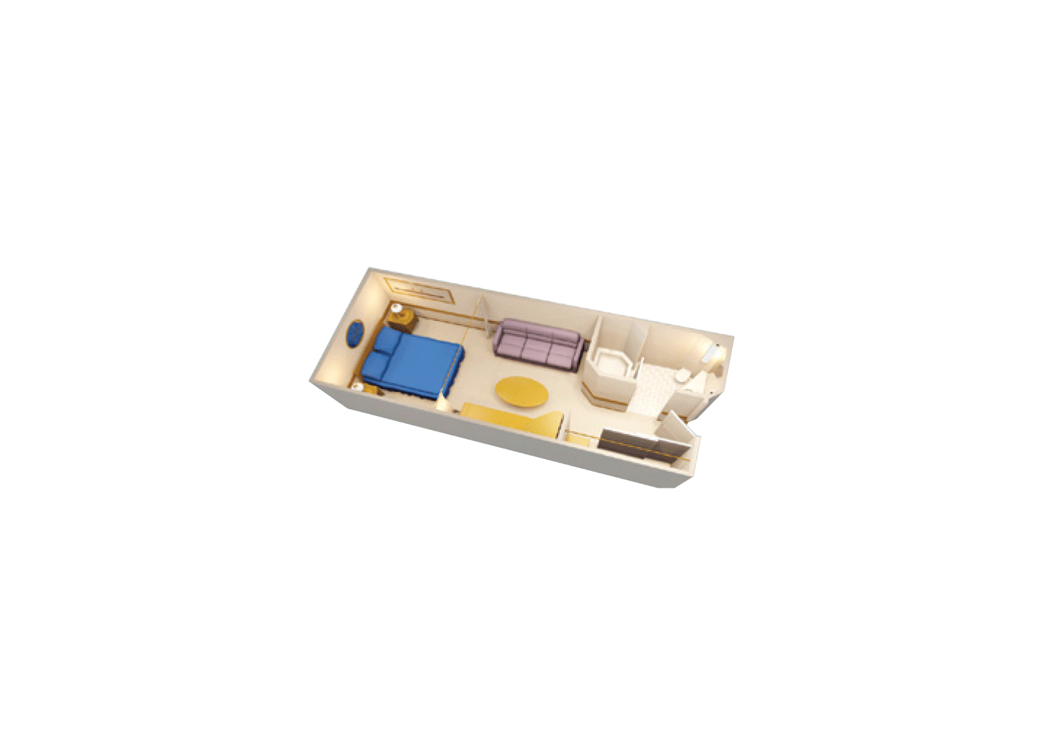 Standard Inside Stateroom - Schematic