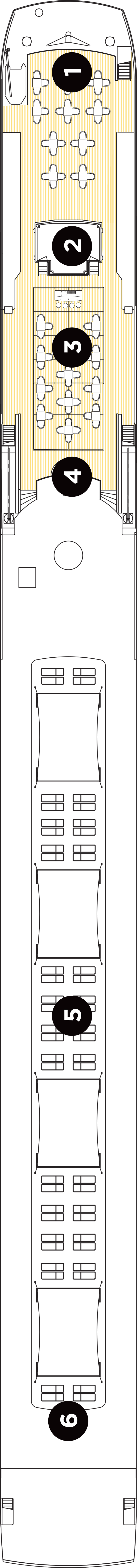 Sky (Deck 4) deck plan for Avalon Visionary