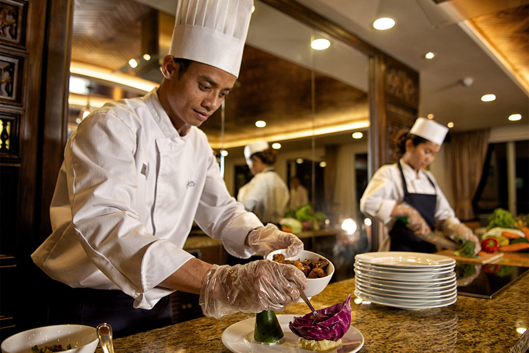  Get excited for some delicious Asian specialties onboard <em>Avalon Saigon</em>.  