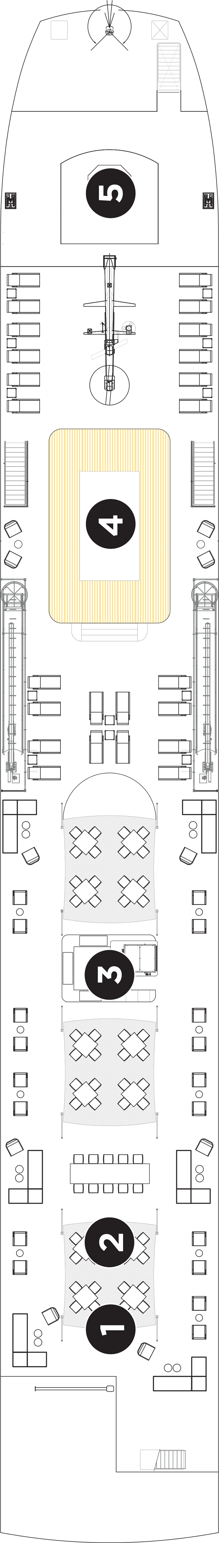 Sky (Deck 4) deck plan for Avalon Alegria