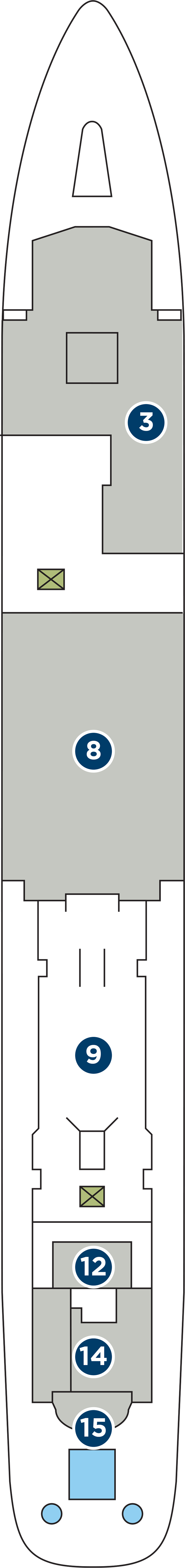 Main (Deck 4) deck plan for Wind Surf