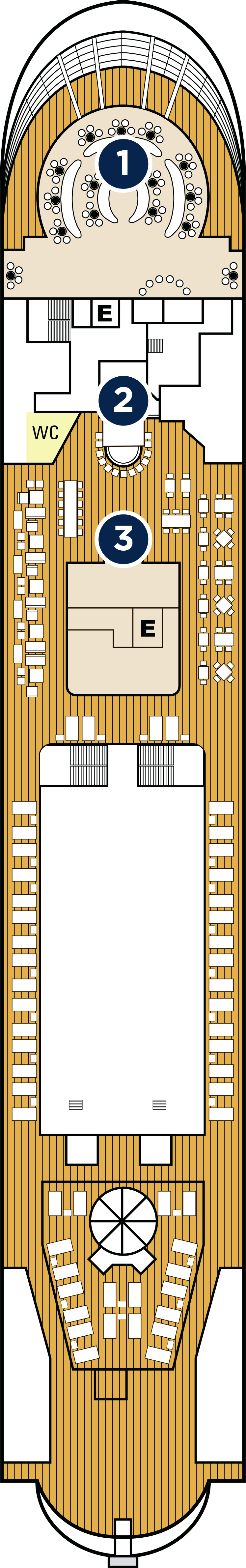 Deck 8 deck plan for Star Legend