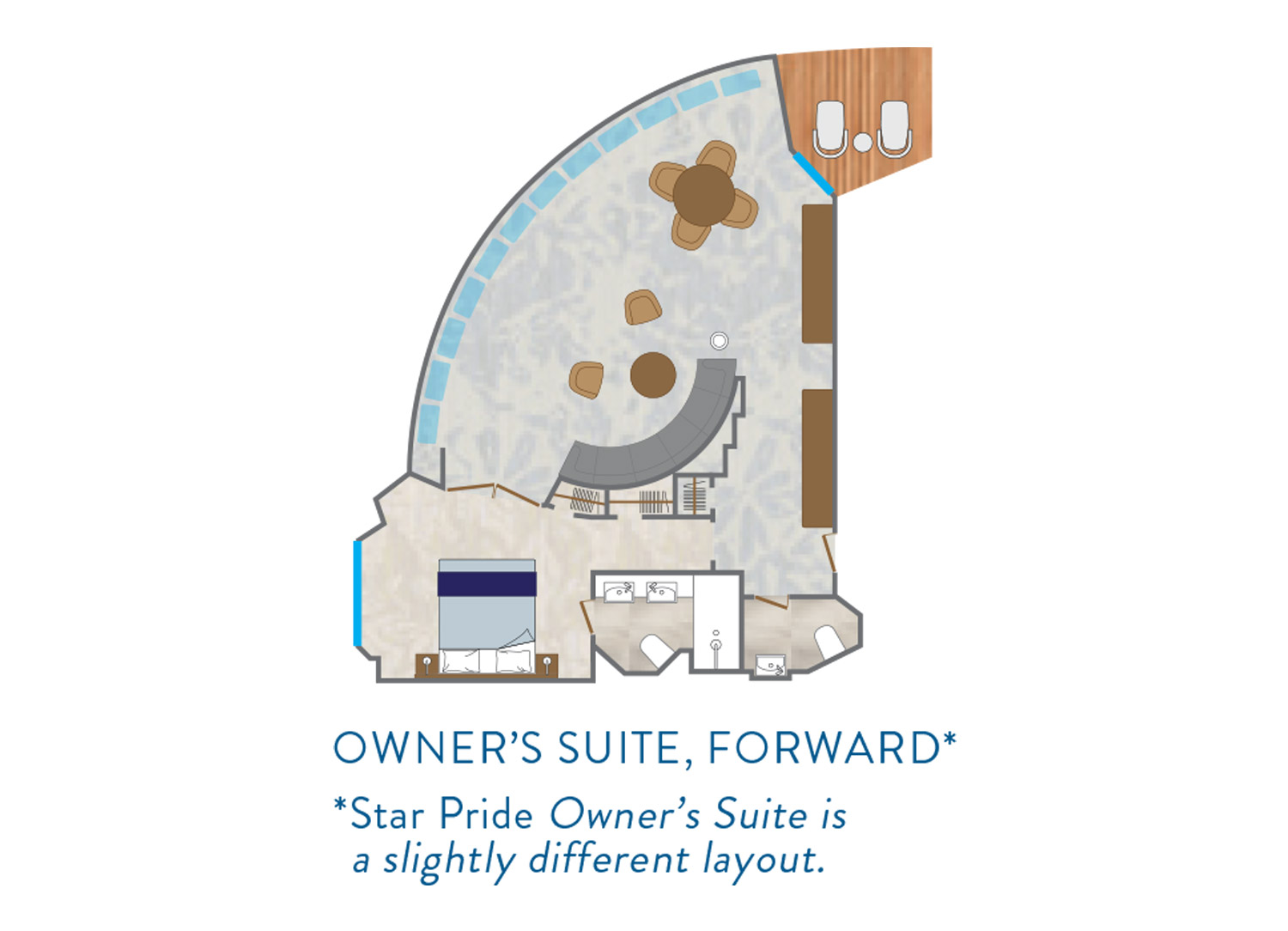 Owner's Suite - Schematic (Forward)