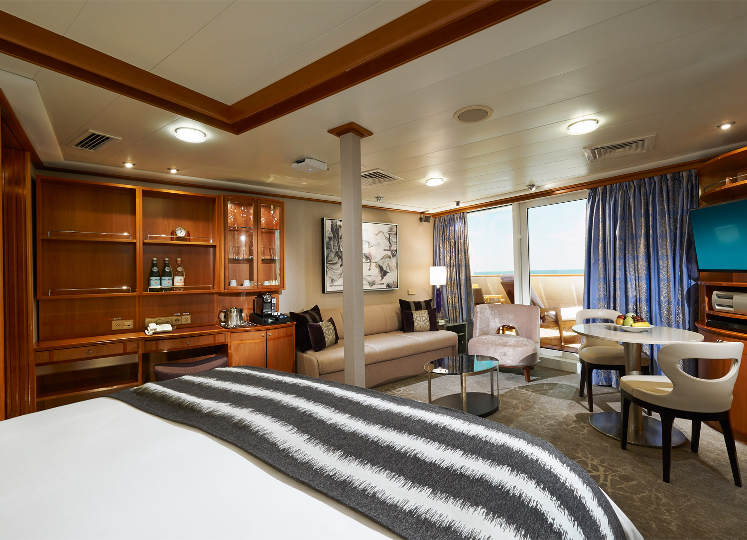 Forward-Facing Penthouse with Balcony - Bedroom