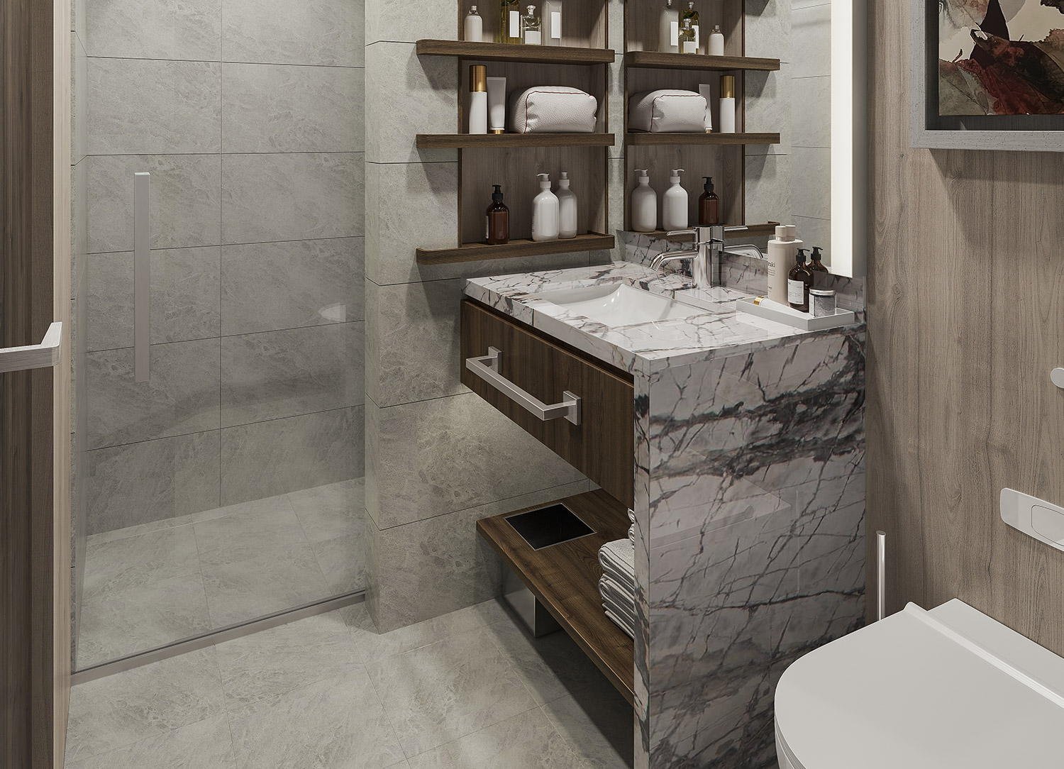 The Haven Aft-Facing Penthouse with Balcony - Bathroom