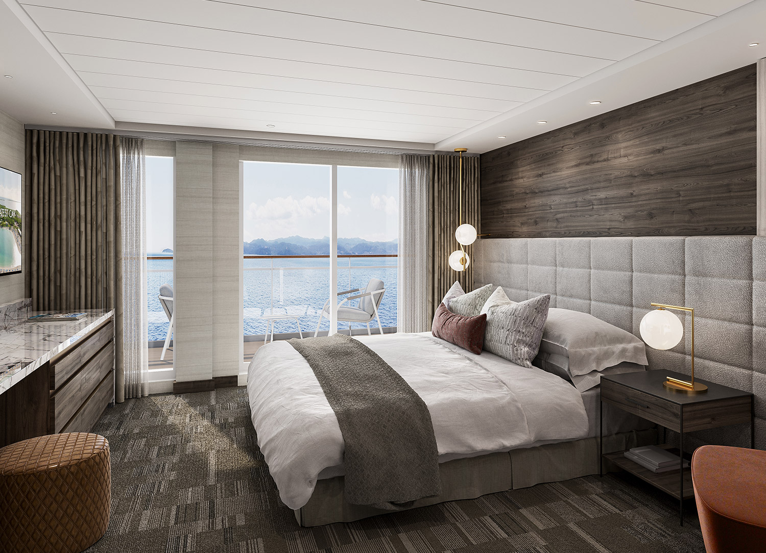 The Haven Courtyard Penthouse with Balcony - Bedroom