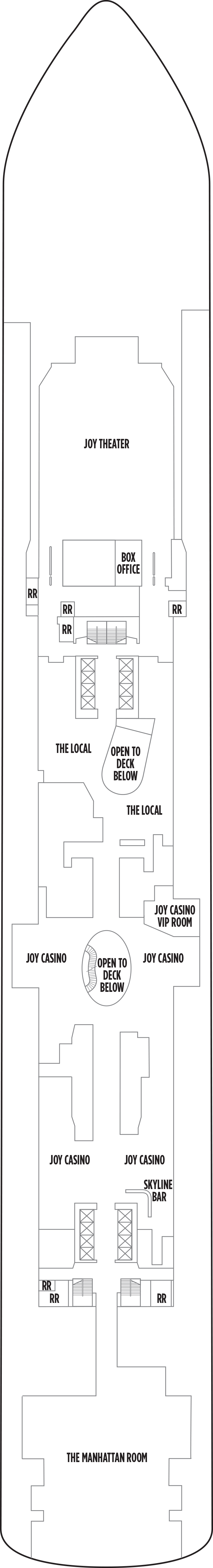 Deck 7 deck plan for Norwegian Joy