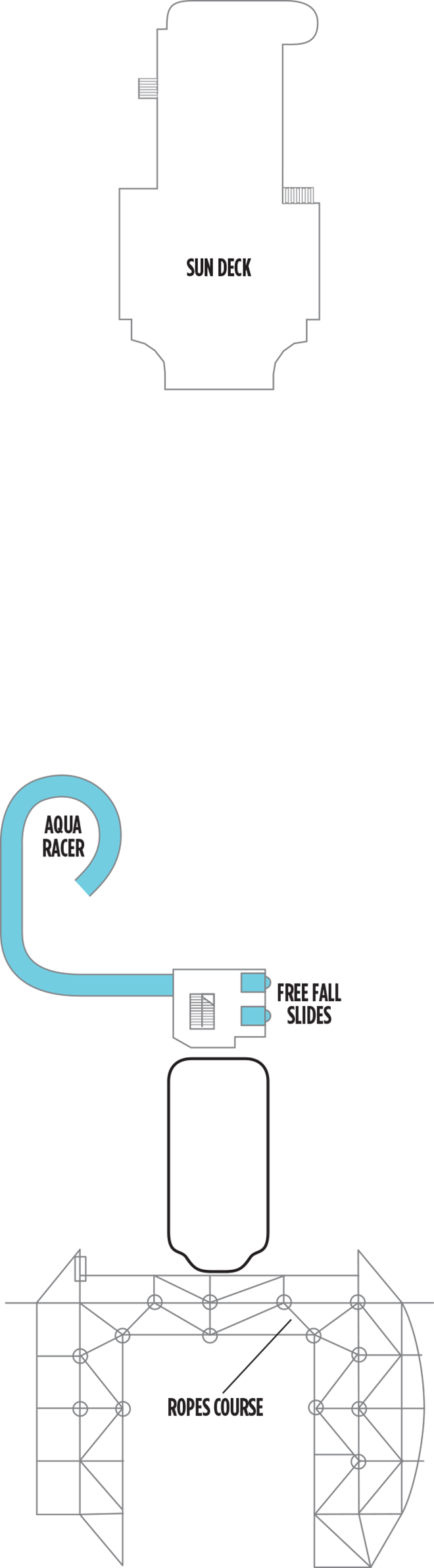 Deck 20 deck plan for Norwegian Escape