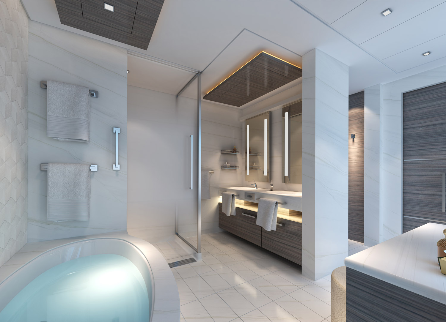 The Haven Deluxe Owner's Suite with Large Balcony - Bathroom