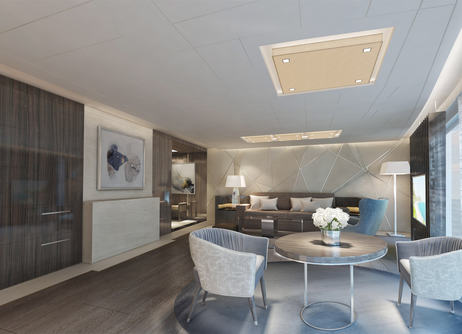 The Haven Deluxe Owner's Suite with Large Balcony - Living Room