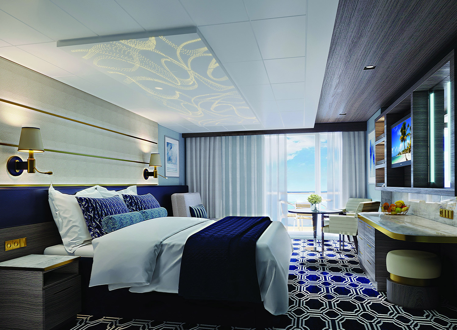 The Haven Courtyard Penthouse with Large Balcony - Bedroom