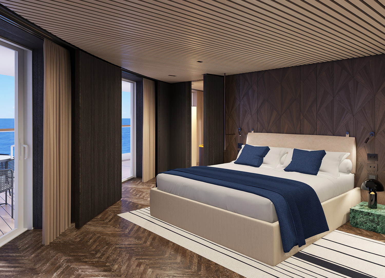 The Haven Deluxe Owner's Suite with Large Balcony - Bedroom