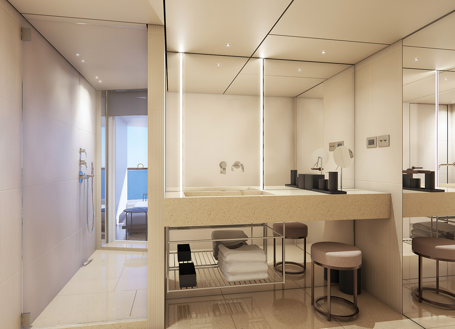 The Haven Aft-Facing Penthouse with Large Balcony - Bathroom