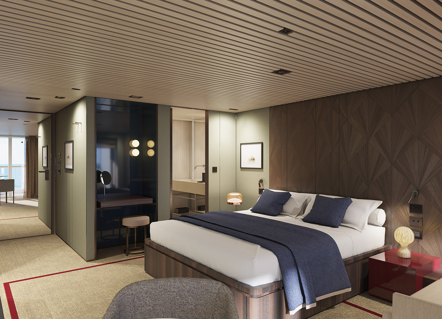 The Haven Penthouse with Balcony - Bedroom