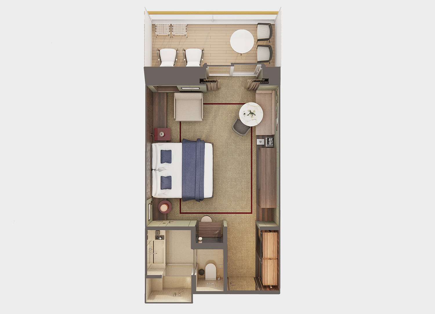 The Haven Penthouse with Balcony - Schematic