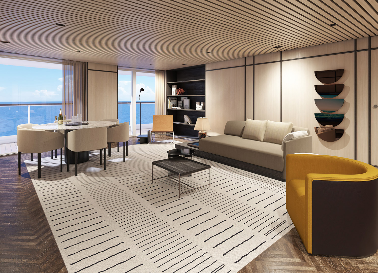 The Haven Premier Owner's Suite with Large Balcony - Living Room