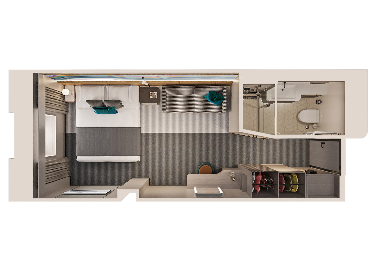 Oceanview with Round Window - Schematic