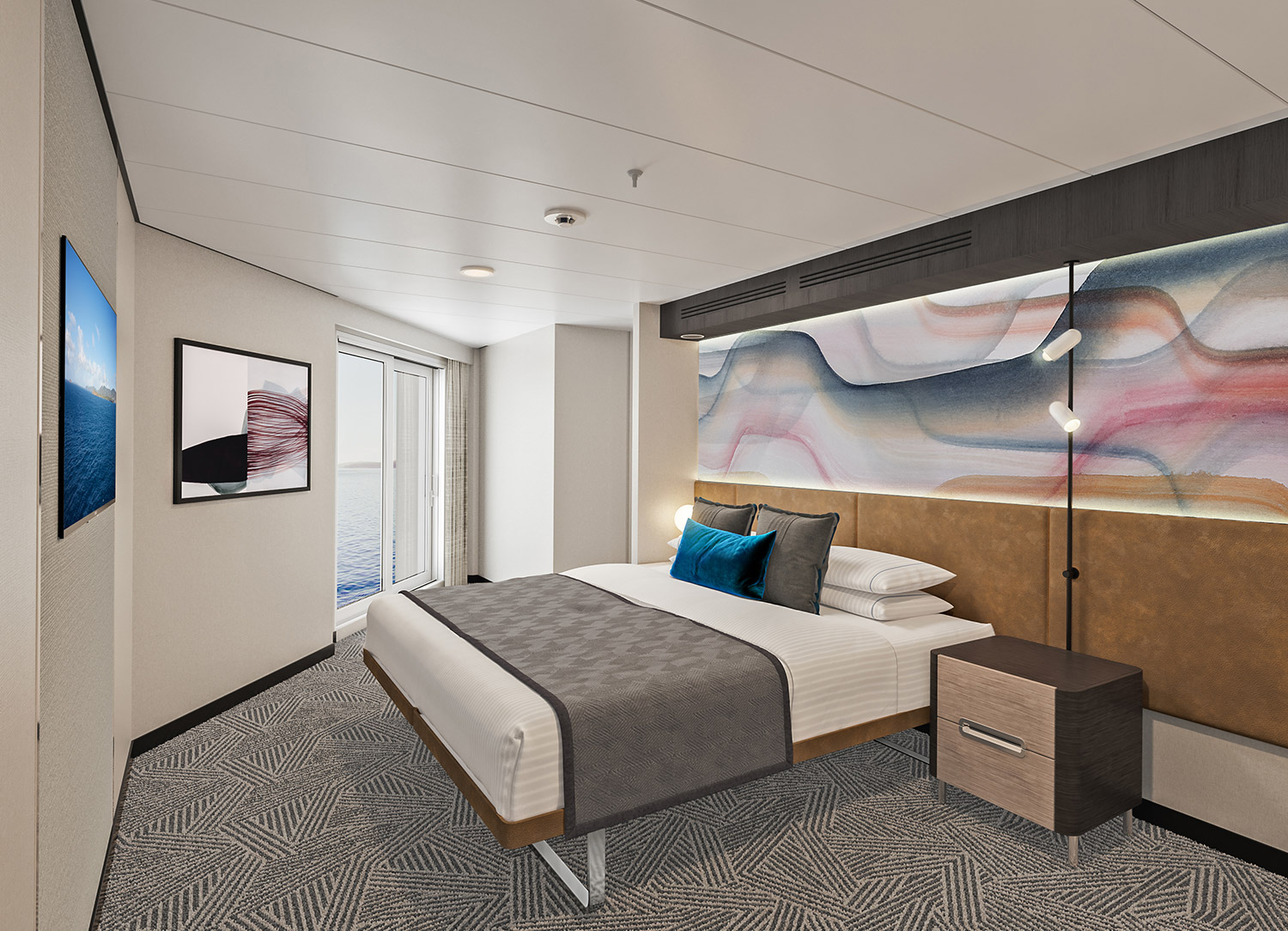 Family Suite with Master Bedroom & Balcony - Bedroom