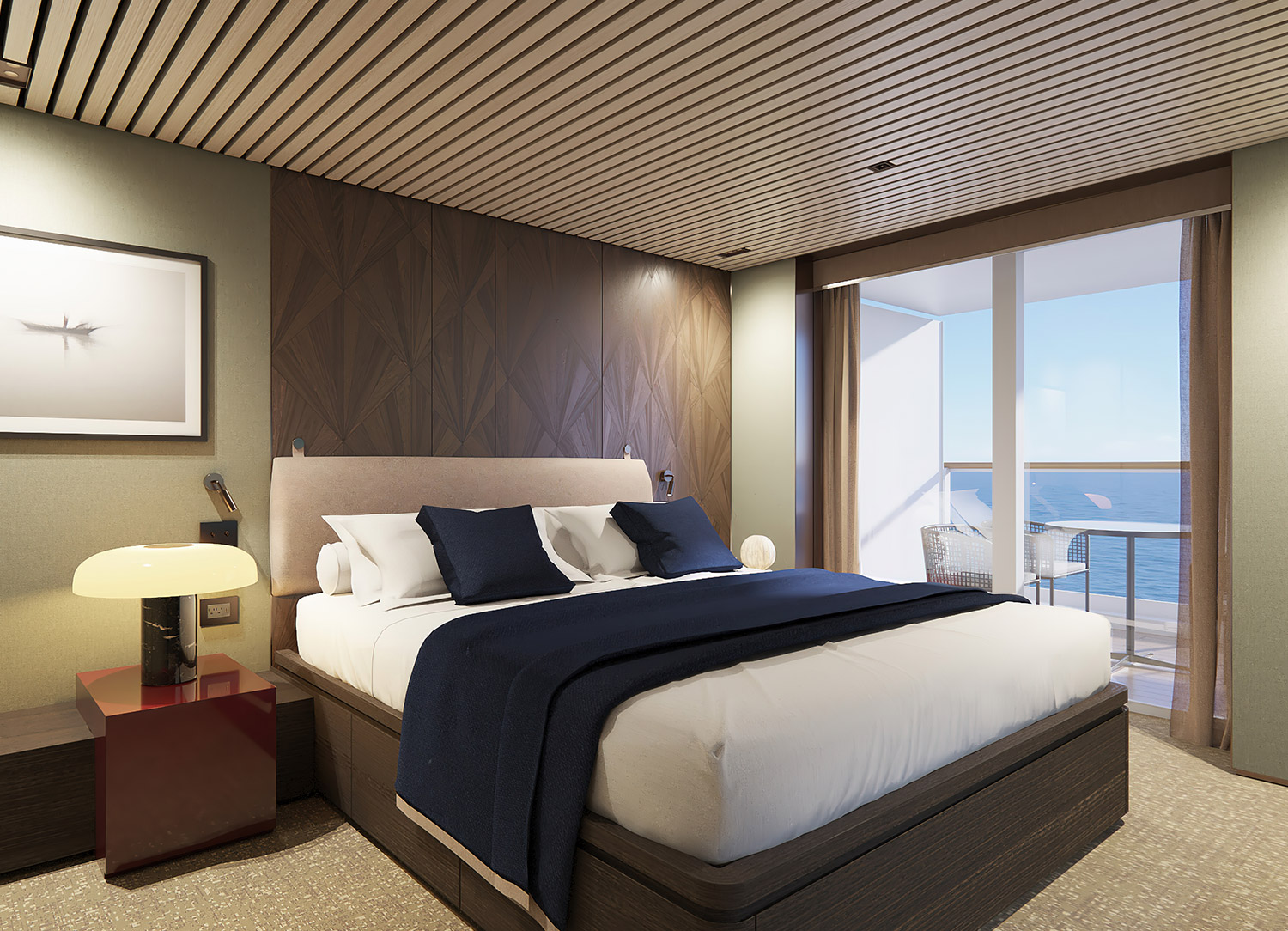 The Haven Owner's Suite with Large Balcony - Bedroom