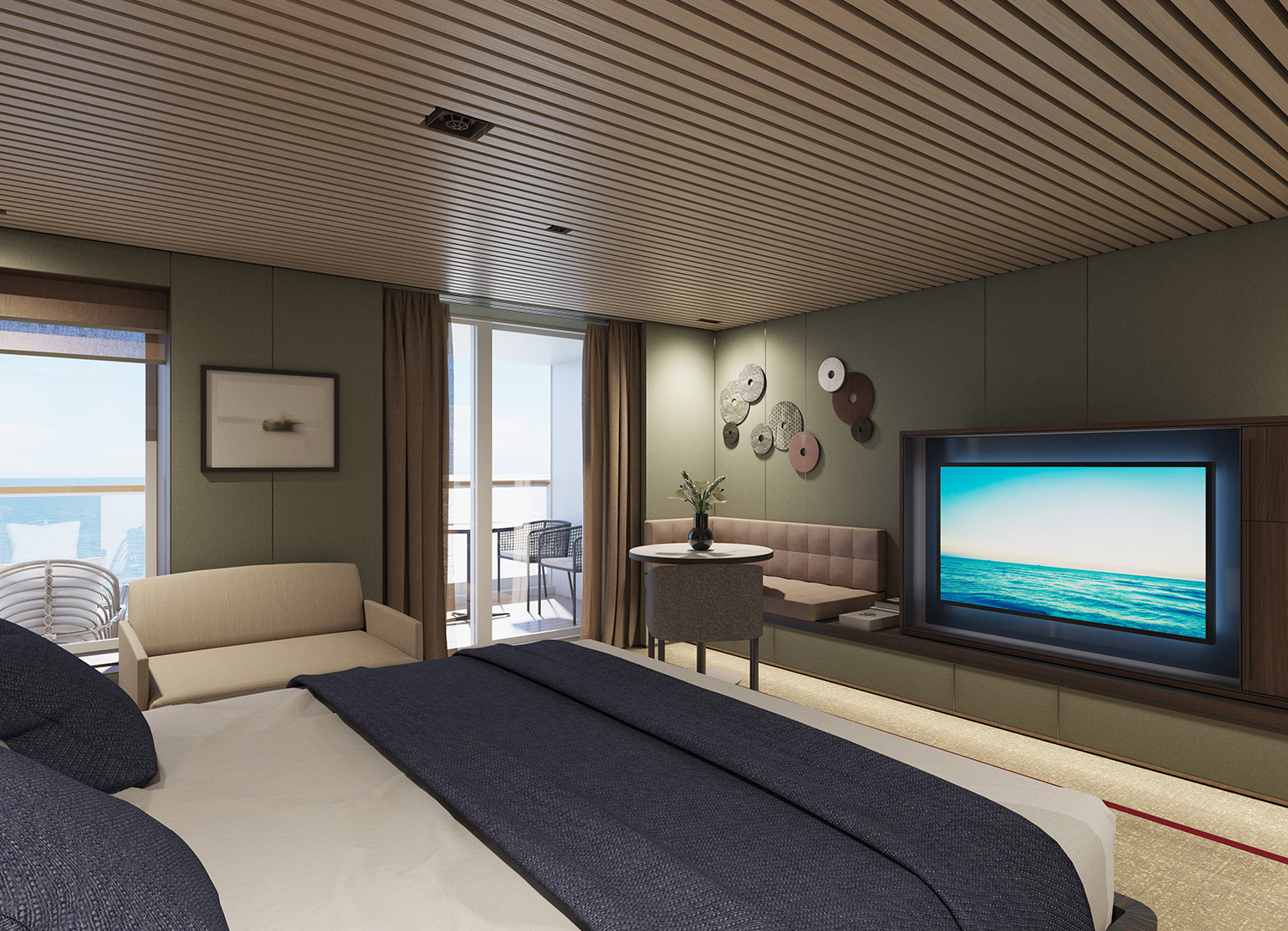 The Haven Penthouse with Balcony - Bedroom
