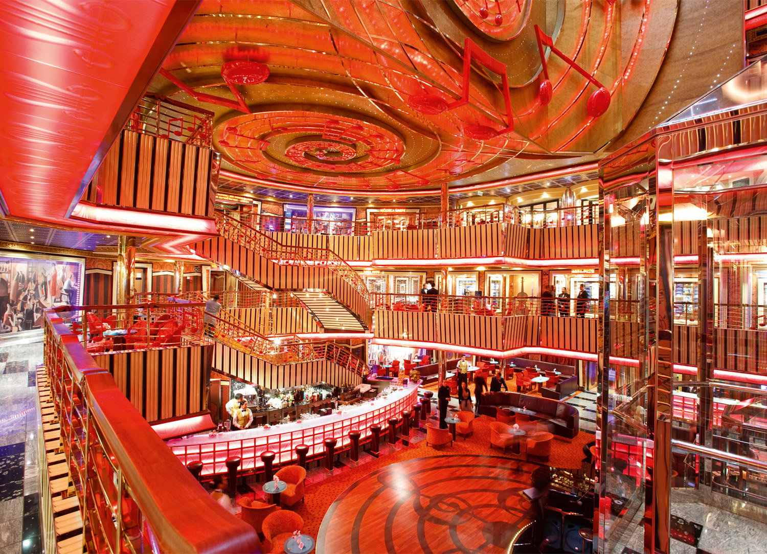  The elegantly designed <em>Costa Pacifica</em> is a wonderful cruise ship! 