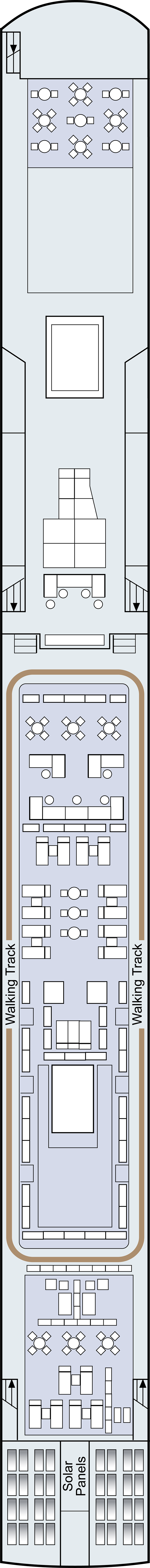 Sun (Deck 4) deck plan for Viking Fjorgyn