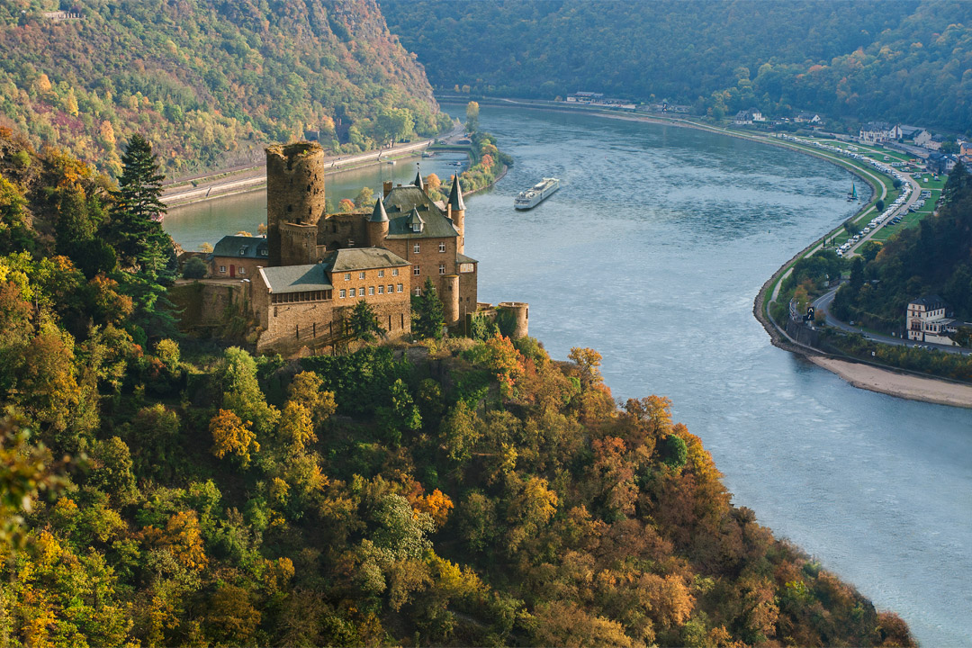  Ancient castles are just one of the amazing sights that dot the river. 