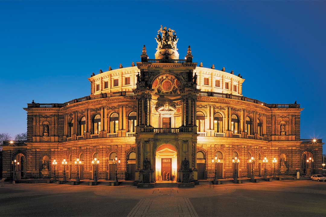  Opera House in Dresden. 