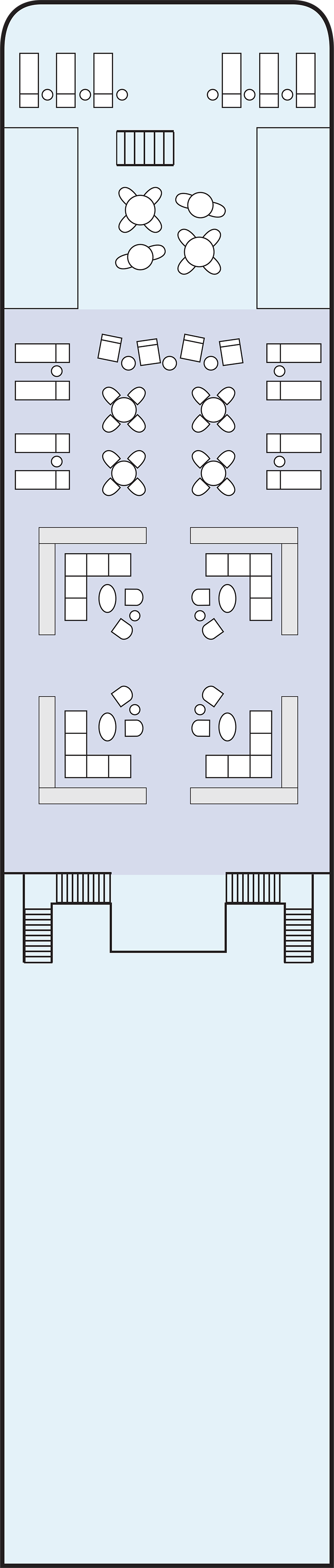 Sun (Deck 5) deck plan for Viking Ra