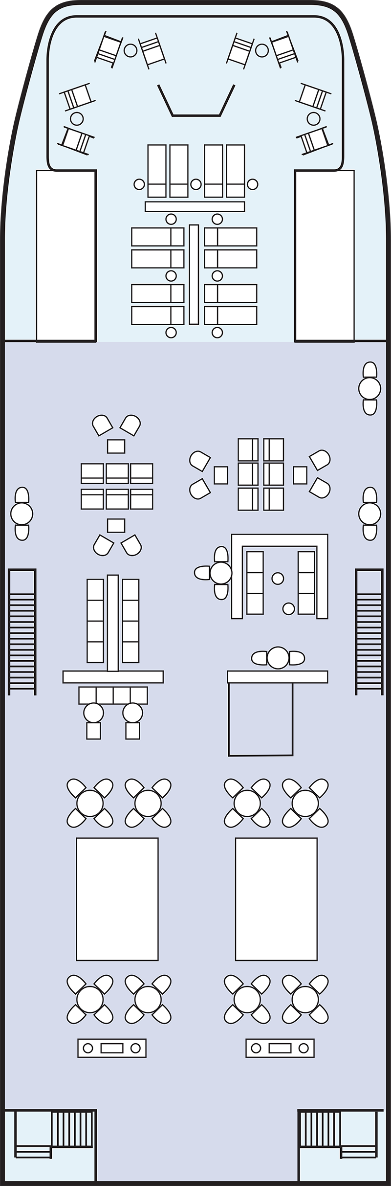 Sun (Deck 5) deck plan for Viking Aton