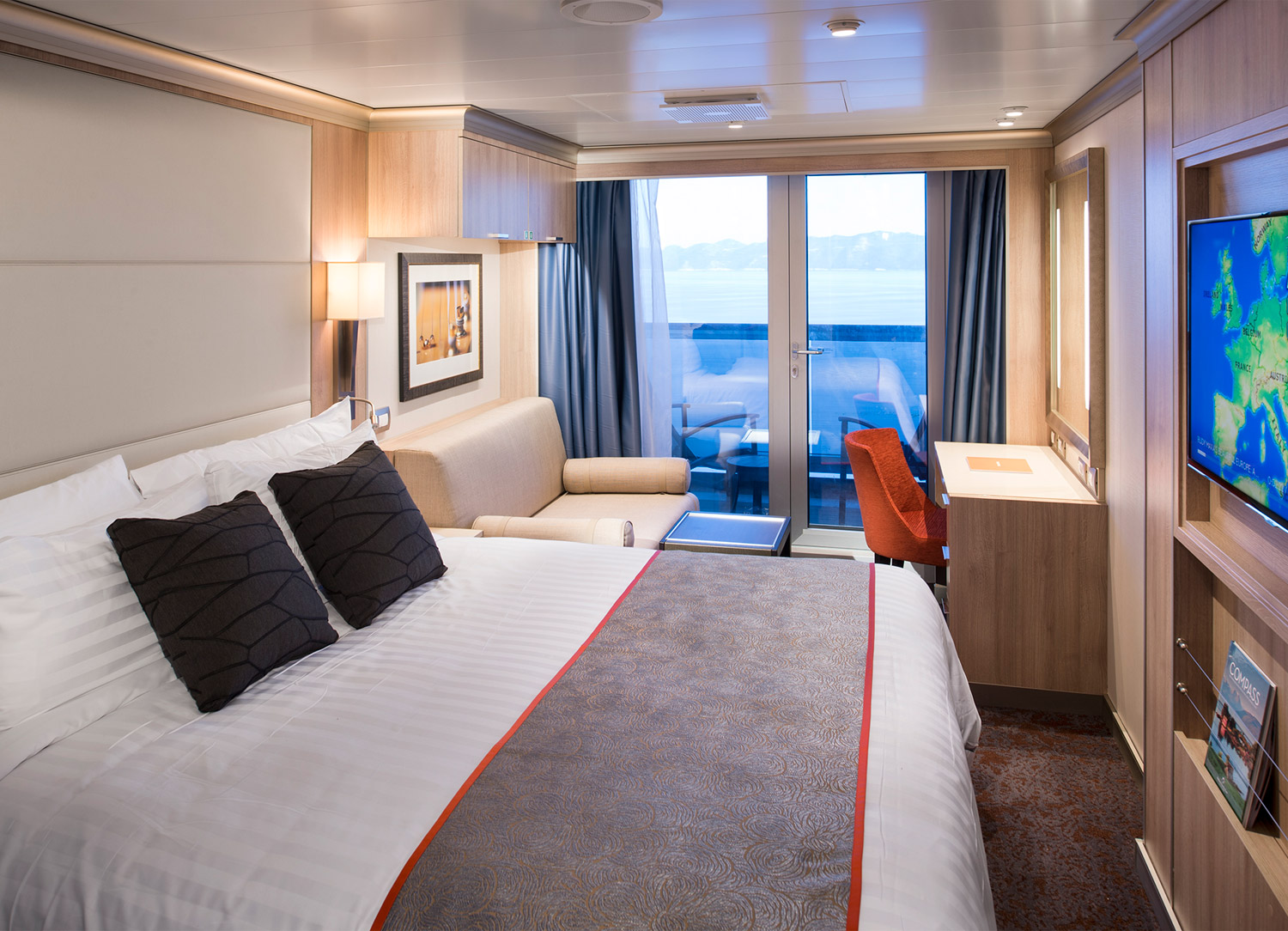 Verandah stateroom on ms Nieuw Statendam