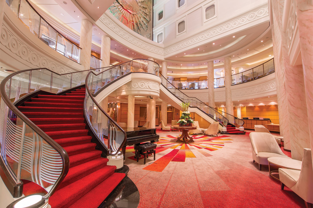  The newly designed Grand Lobby after her 2016 remastering. 
