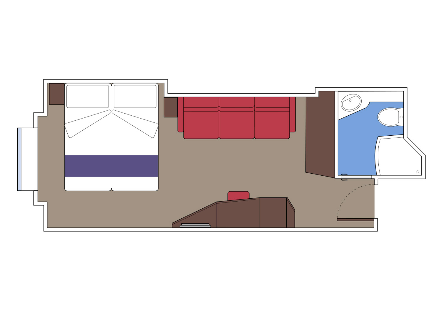 Deluxe Ocean View - Schematic