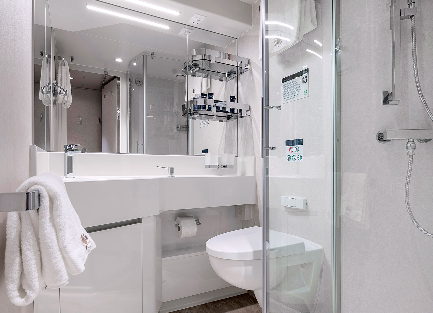 MSC Yacht Club Interior Suite - Bathroom