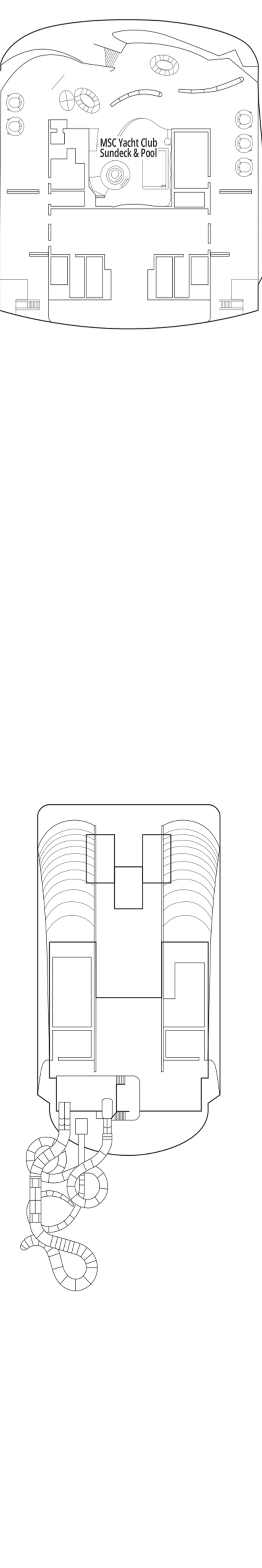 Amsterdam (Deck 22) deck plan for MSC World Europa