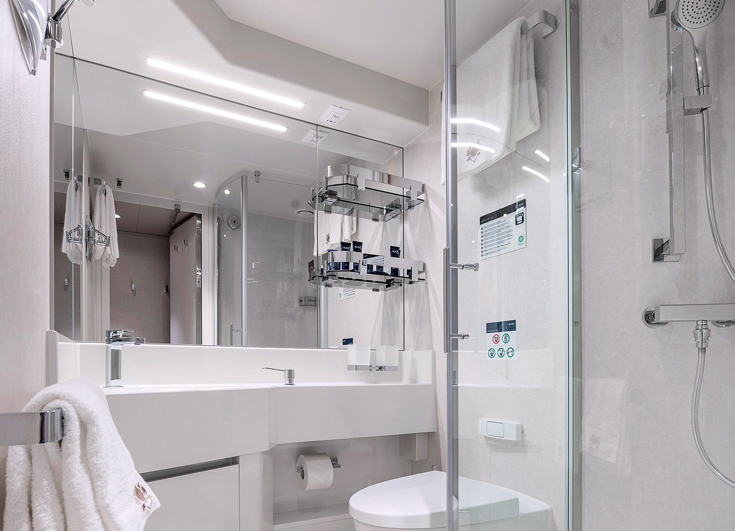 MSC Yacht Club Interior Suite - Bathroom