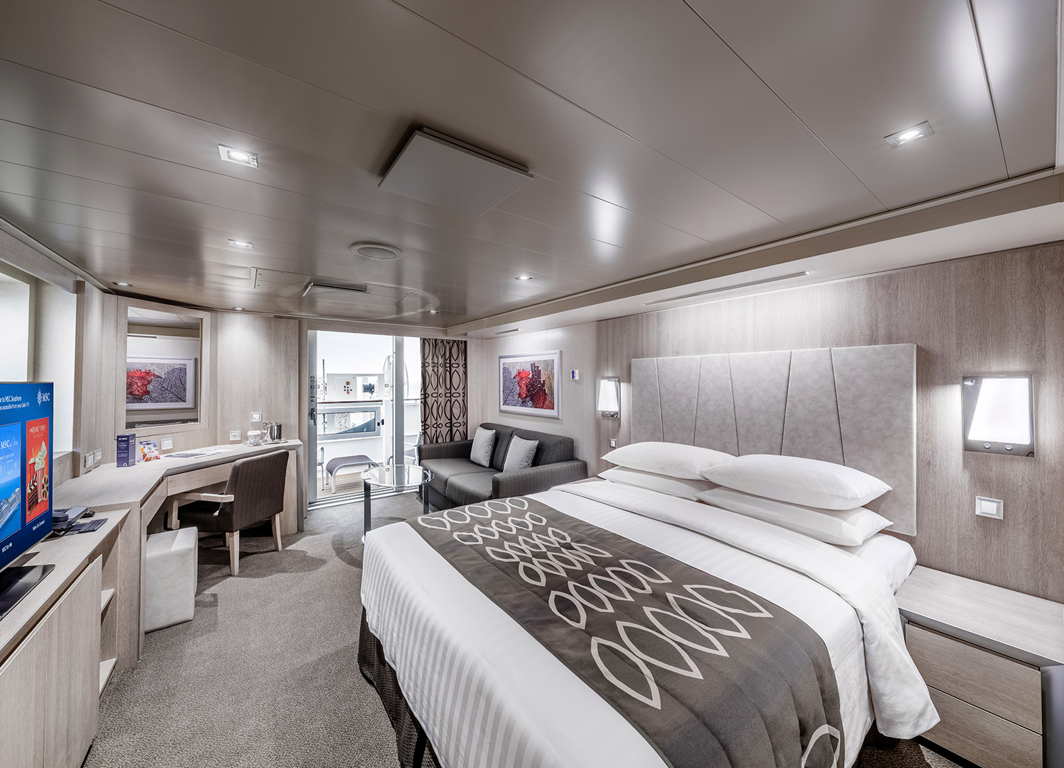 Two Bedroom Grand Suite Aurea - Living Room