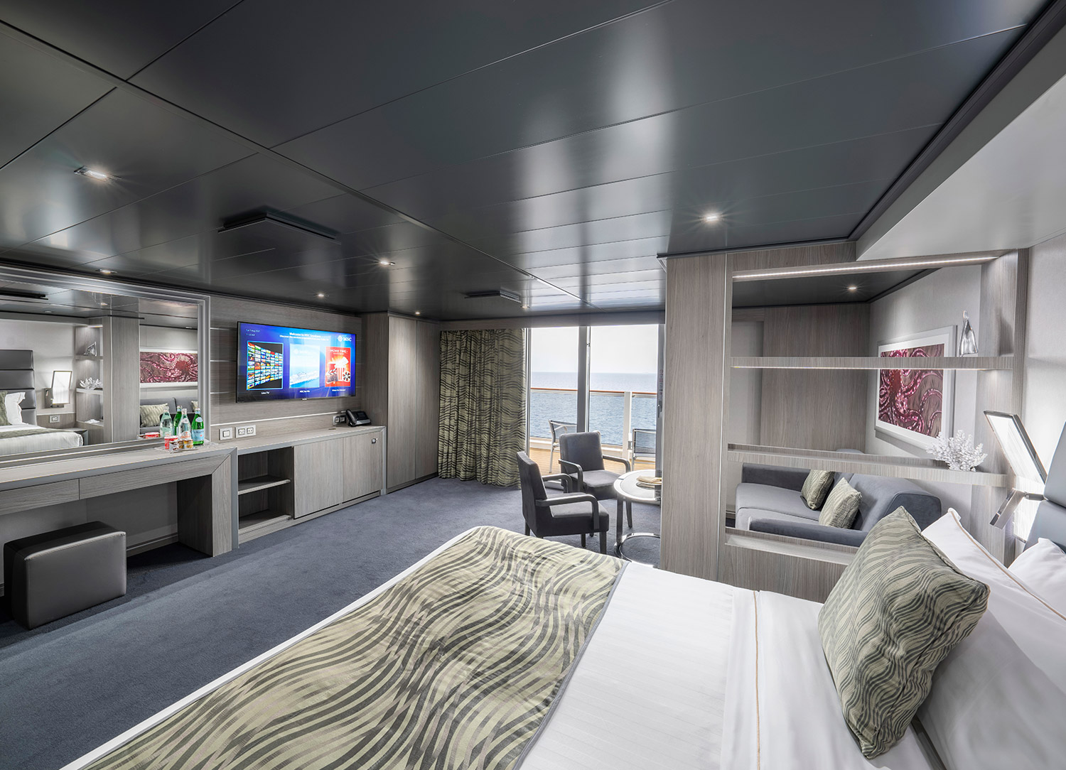 MSC Yacht Club Deluxe Grand Suite - Bedroom