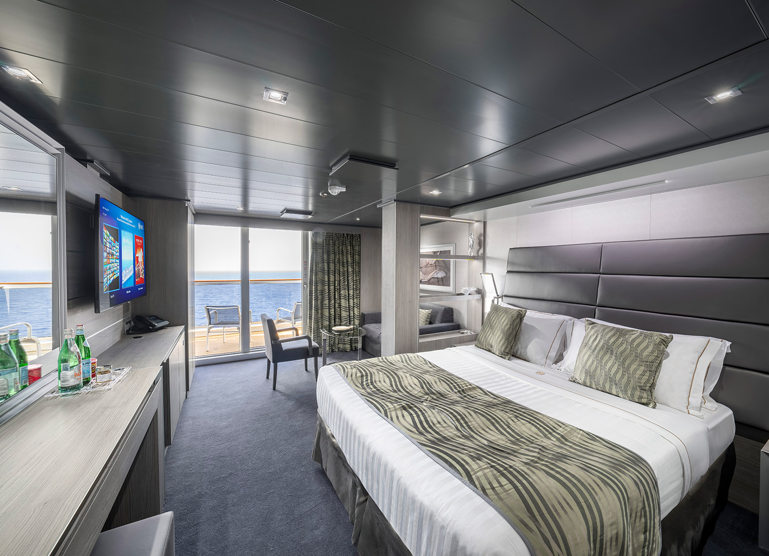 MSC Yacht Club Deluxe Suite - Bedroom