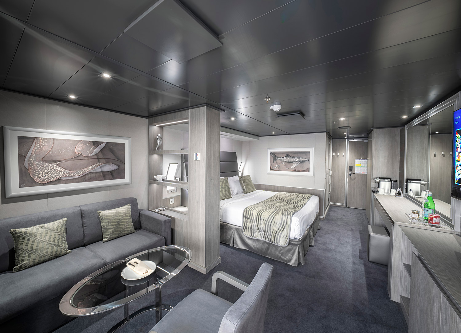 MSC Yacht Club Deluxe Suite - Bedroom