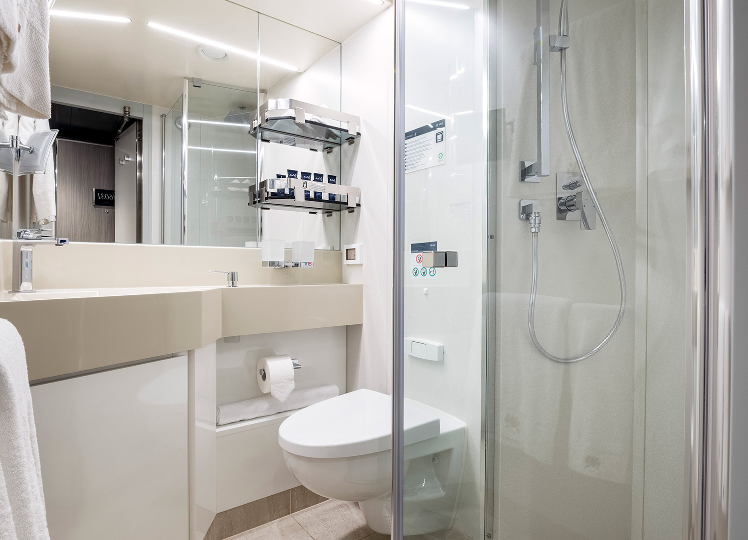 MSC Yacht Club Interior Suite - Bathroom