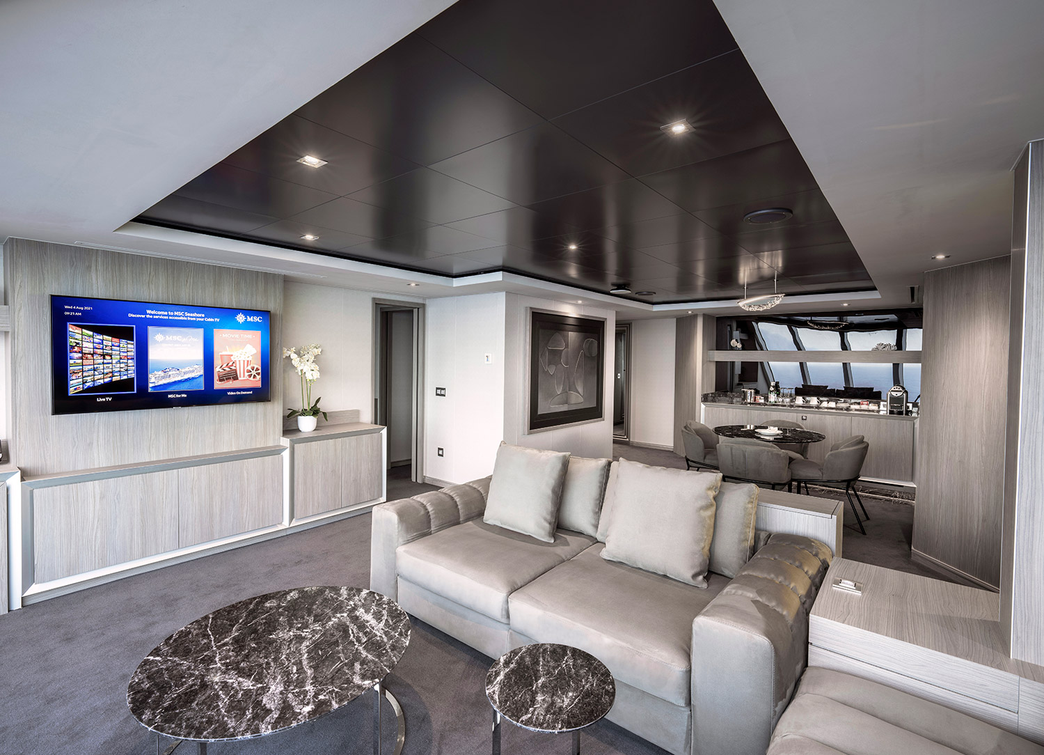 MSC Yacht Club Owner's Suite - Living Room