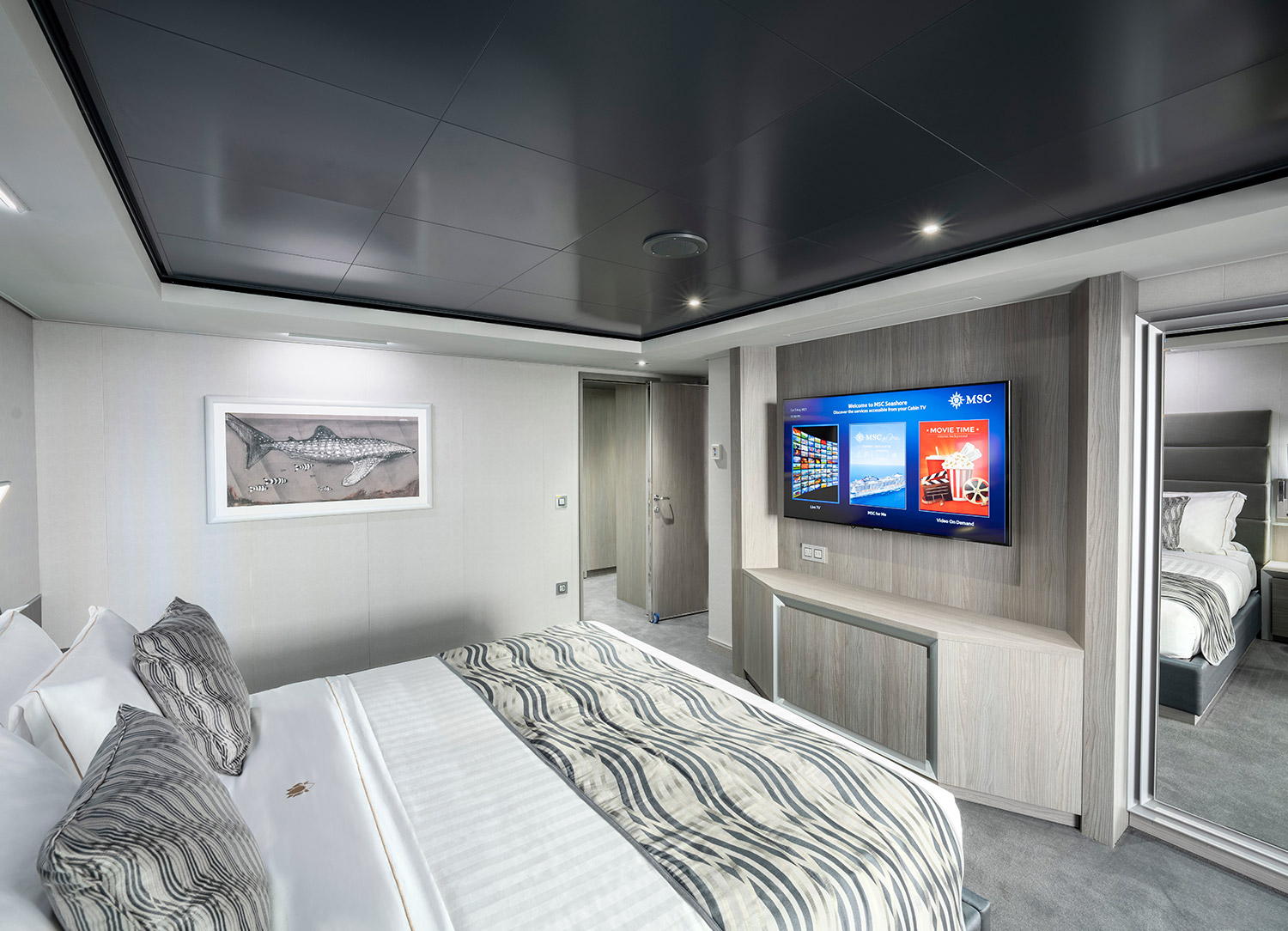 MSC Yacht Club Royal Suite - Bedroom