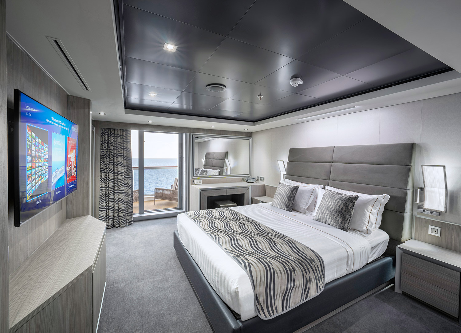 MSC Yacht Club Royal Suite - Bedroom