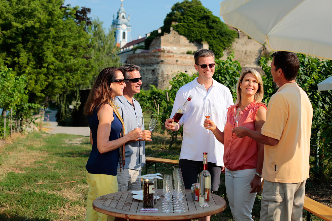  A wine tasting excursion is just one of the possibilities on <i>AmaDolce</i> 