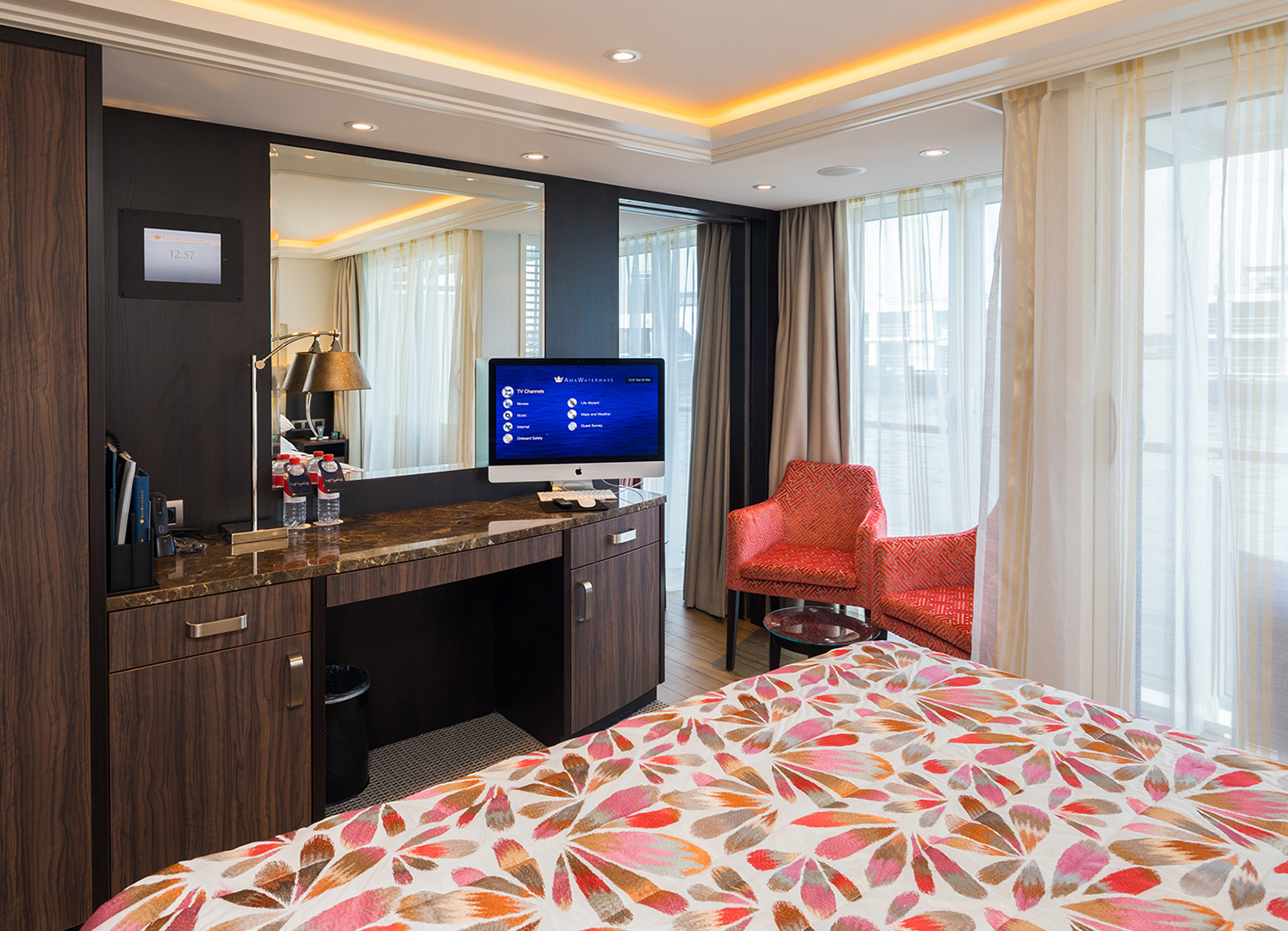 French & Outside Balcony - Bedroom