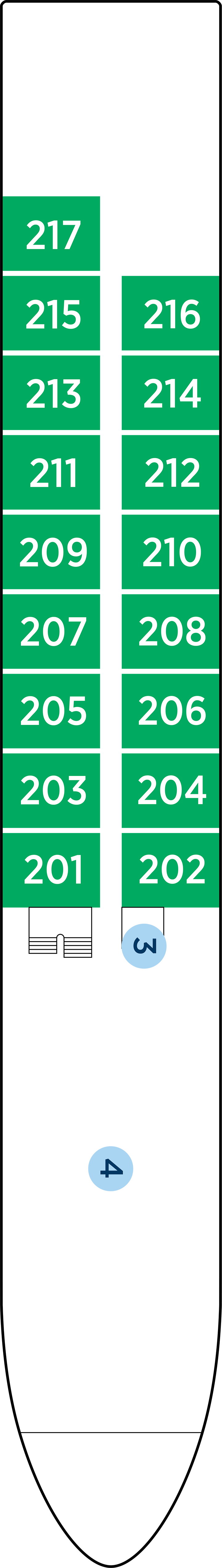 Lisbon (Deck 2) deck plan for AmaVida